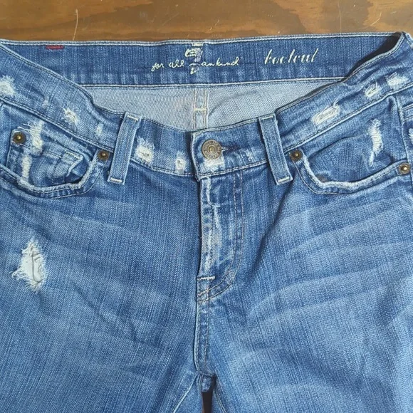 7 For All Mankind Y2K Low Rise Long - Picture 5 of 10